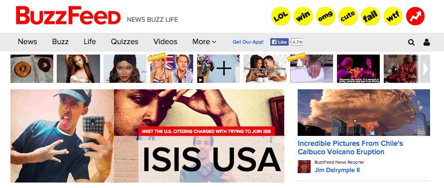 BuzzFeed website